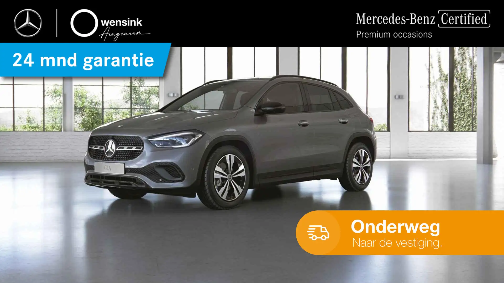 Mercedes-Benz GLA 200 Luxury Line | Night | 360 graden camera | Keyless Grijs - 1