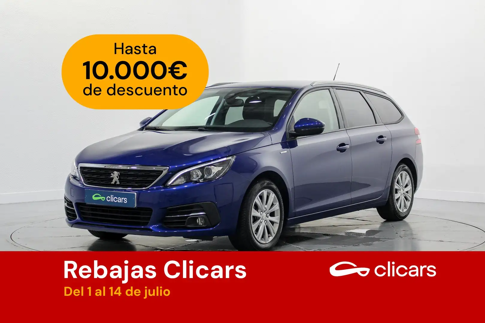 Peugeot 308 SW 1.2 PureTech S&S Style 110 Bleu - 1