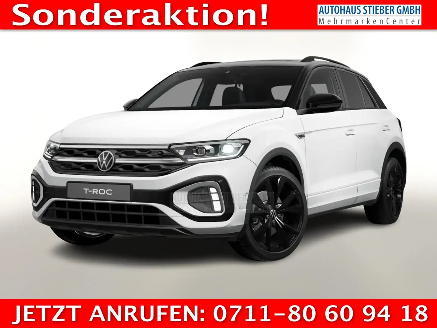 Volkswagen T-Roc R-Line 1.5 TSI 150 DSG Pano BlackP AHK eHK 110 ... Weiß - 1