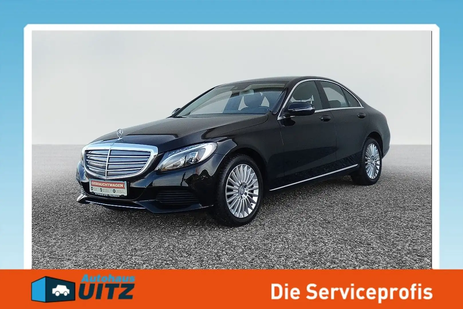 Mercedes-Benz C 250 d 4Matic +AHK+LED+Burm+SHZ+Standhz.+PDC Schwarz - 1