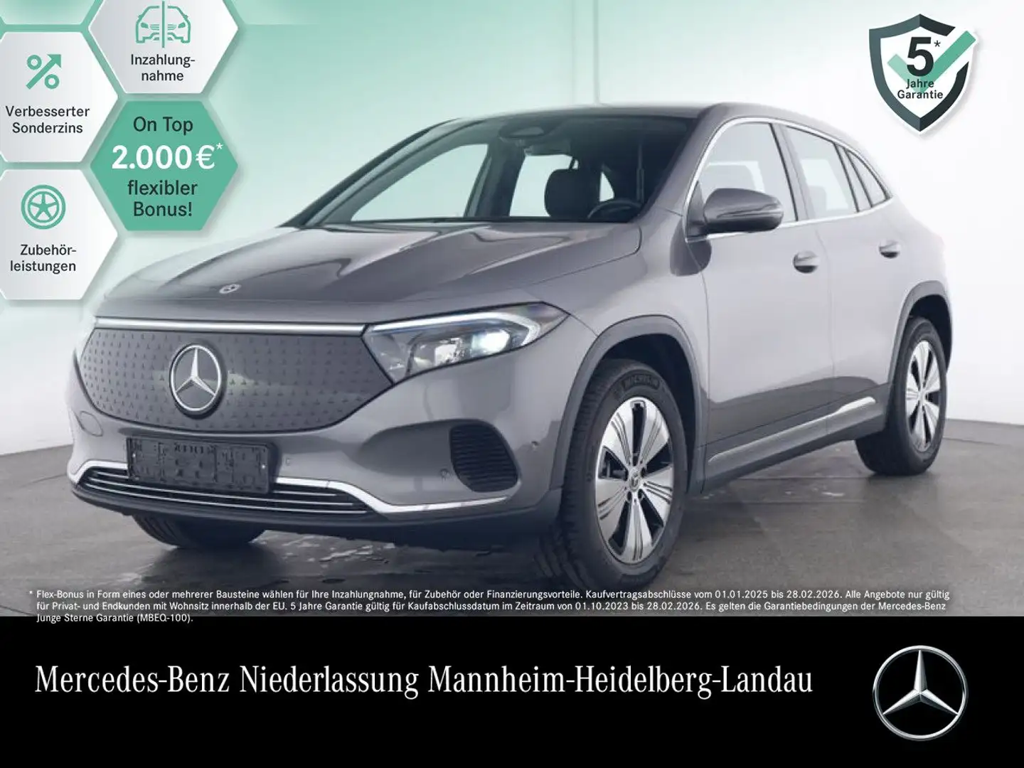 Mercedes-Benz EQA 250 PROG+ADVANCED+KAMERA+SPUR Grau - 1