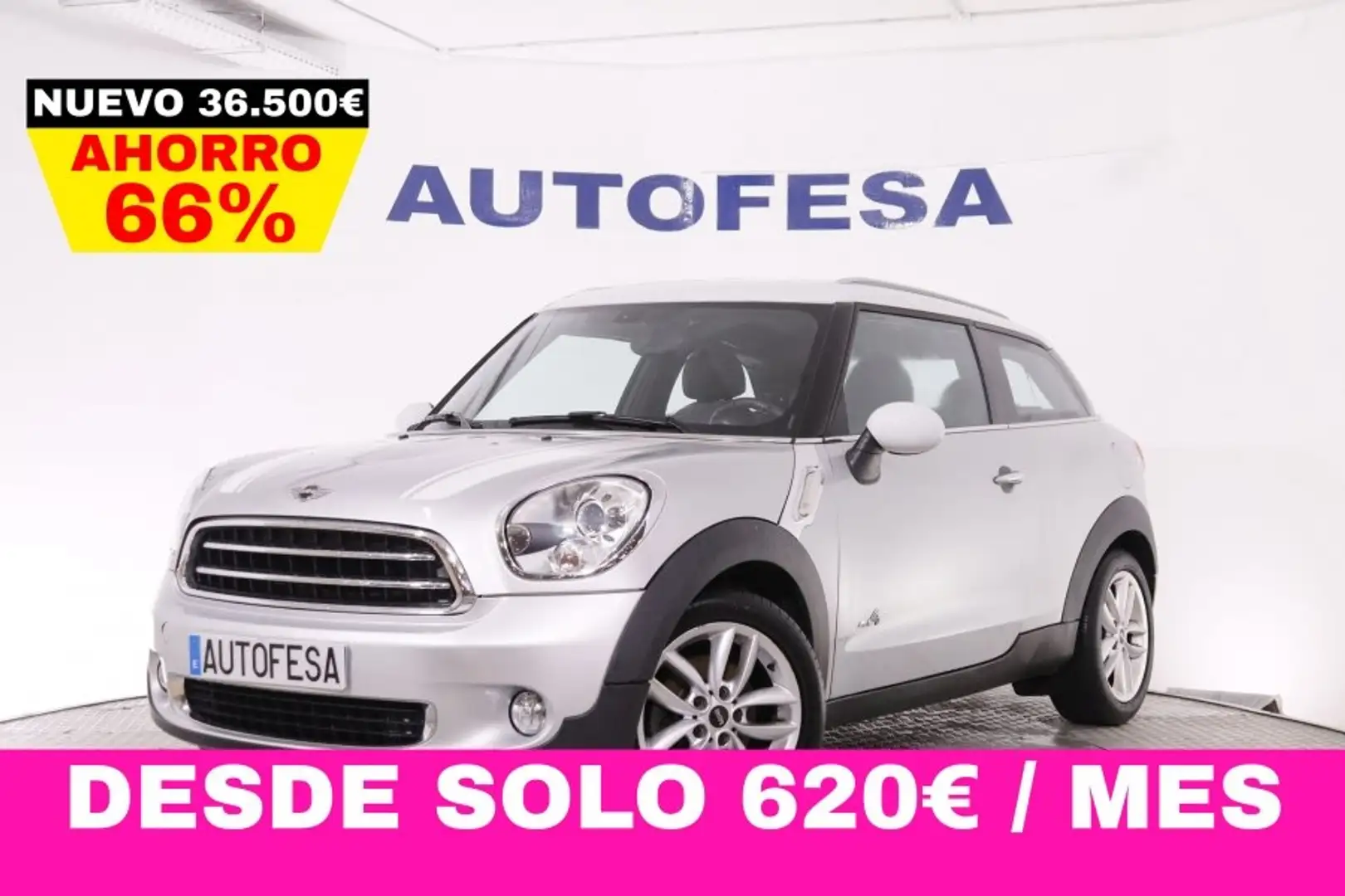 MINI Cooper Paceman 1.6 ALL4 RED HOT CHILI II 122CV 5P # CUERO, NAVY, Gris - 1