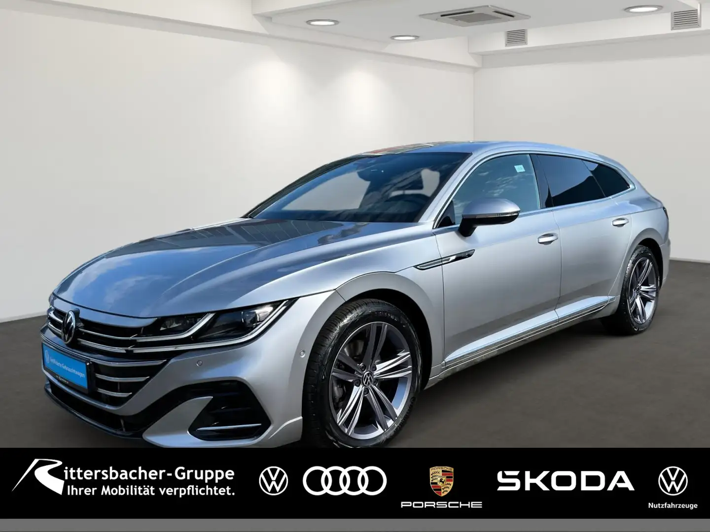Volkswagen Arteon Arteon Shootingbrake 2.0 TDI RLine DSG Standh.Na Zilver - 1