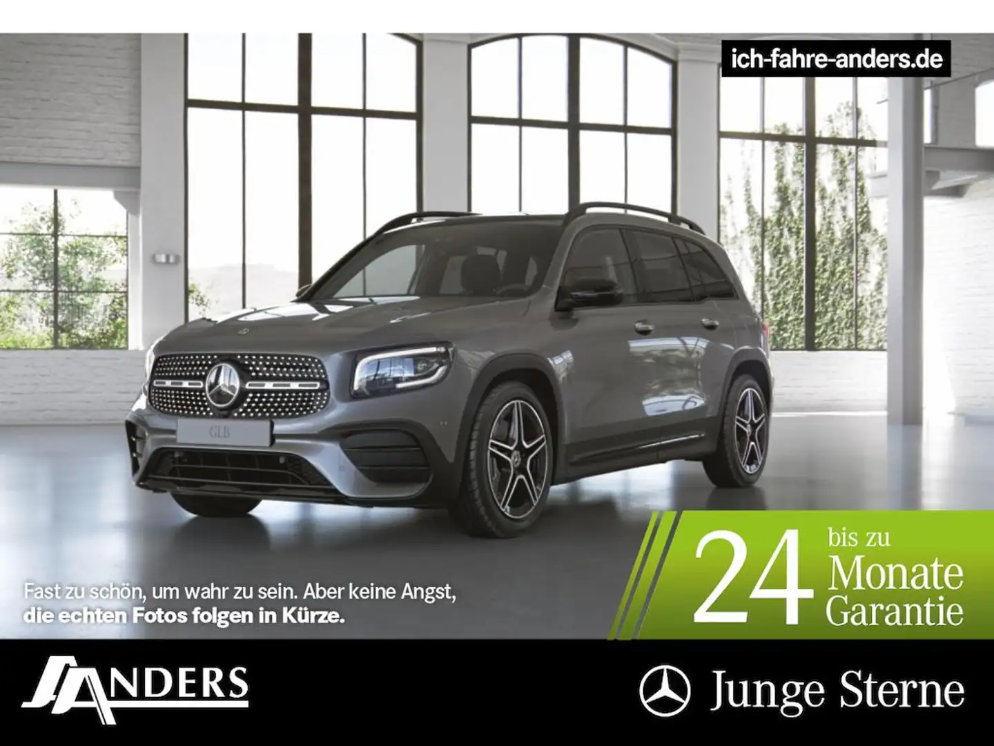 Mercedes-Benz GLB 220 d AMG+MBUX+Night+Pano+M-BEAM+Kam+Key+SHZ Gris - 1