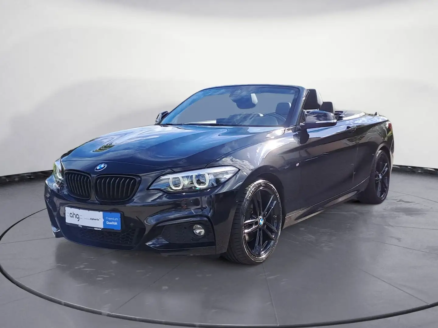 BMW 220 i Cabrio M Sport Service Neu*Leder*18'*LED Noir - 2