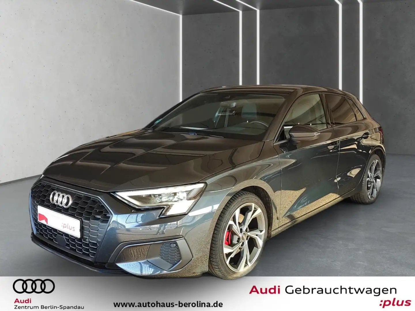 Audi A3 35 TFSI S tronic *PANO*MATRIX*HuD* Grau - 2