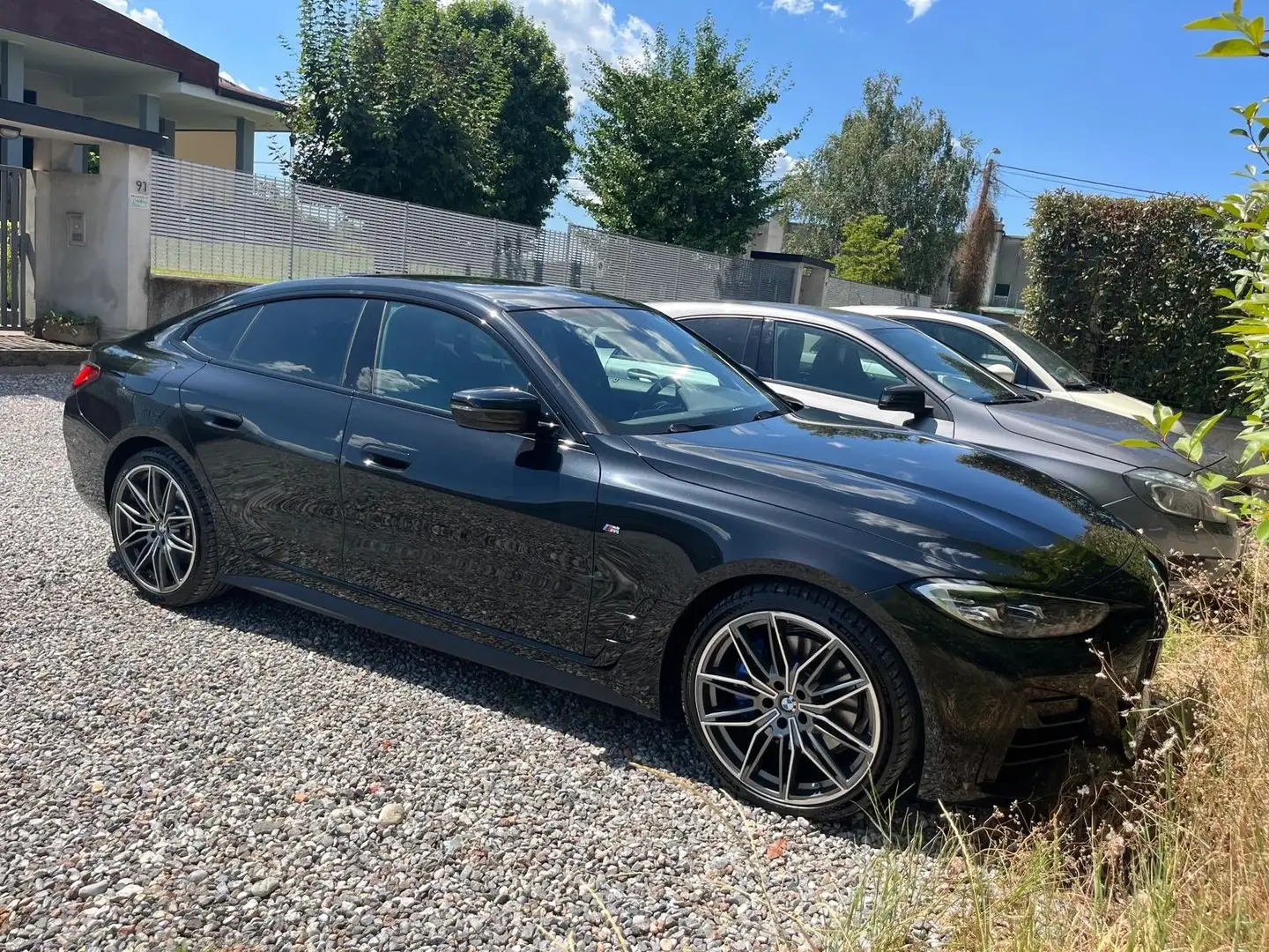 BMW 420 Serie 4 Gran Coupe 420d mhev 48V Msport auto Zwart - 1