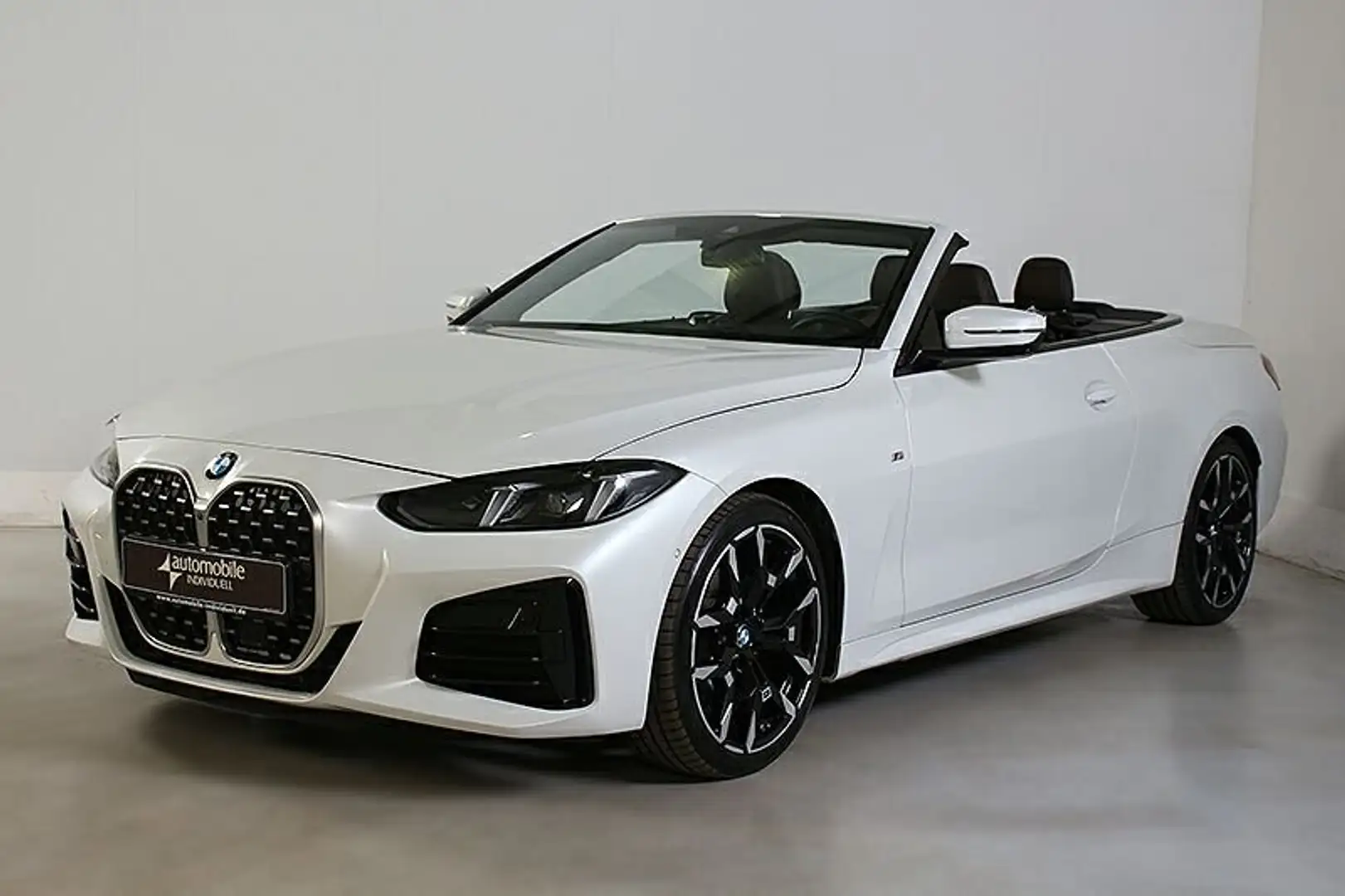 BMW 420 d Cabrio M Sport ACC Parkassist+ HuD 19Zoll Weiß - 2