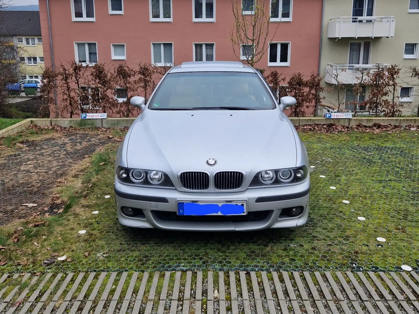 BMW 520 520i Srebrny - 1