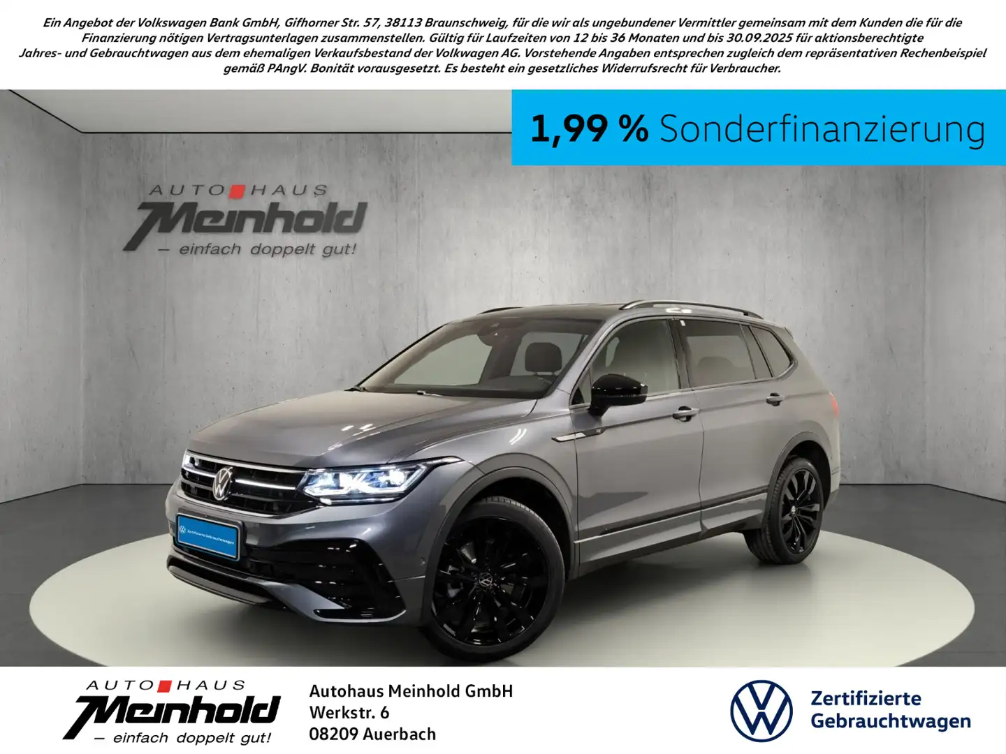 Volkswagen Tiguan Allspace 2.0 TDI DSG 4M R-Line Black Styl Grau - 1