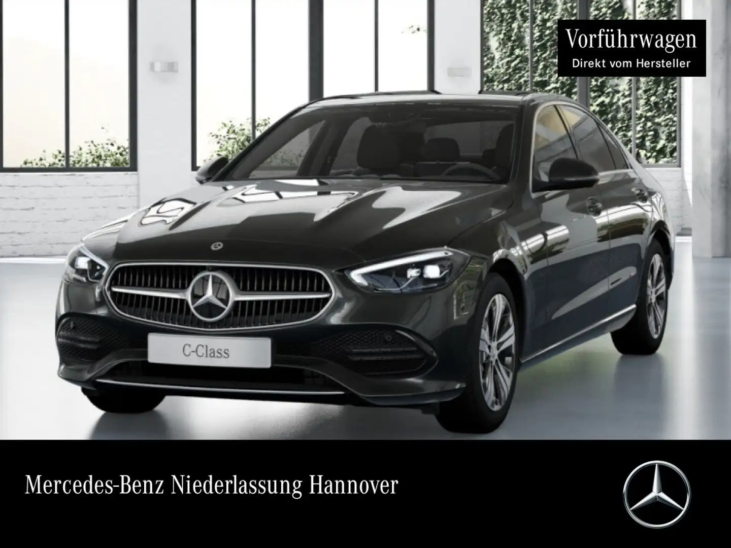 Mercedes-Benz C 200 AVANTG+PANO+360+AHK+LED+TOTW+KEYLESS+9G Grau - 1