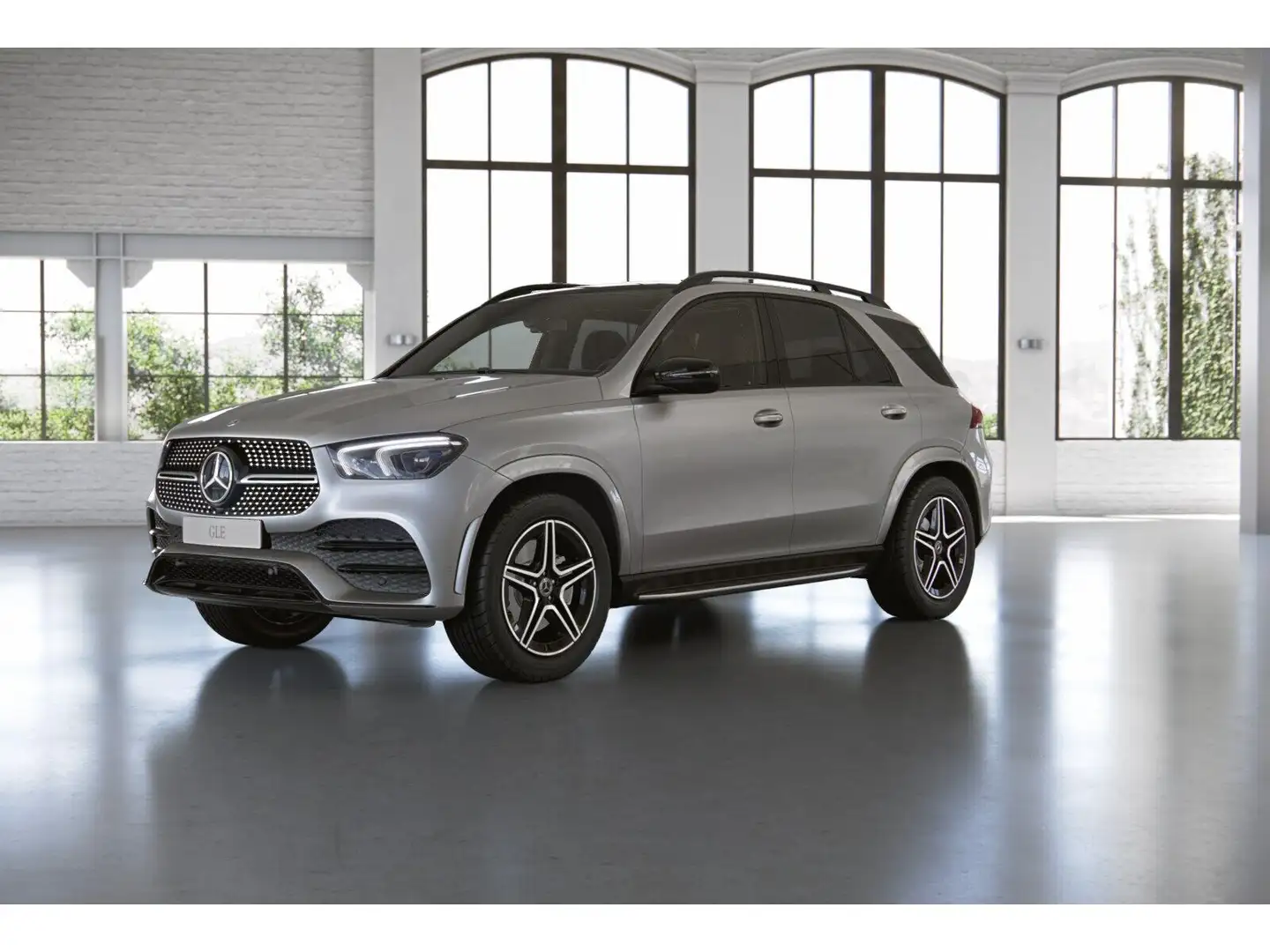 Mercedes-Benz GLE 400 d 4MATIC Stdhz Distr PTS Navi Sitzklima Silber - 2
