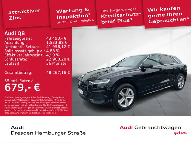Audi Q8 45 TDI quattro LED Navi Leder Standhz. B&O