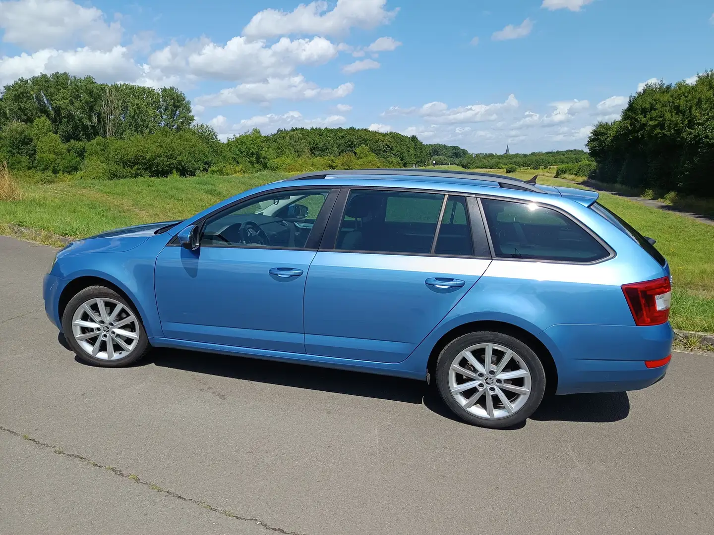 Skoda Octavia Octavia Combi 2.0 TDI 4x4 Drive Niebieski - 2