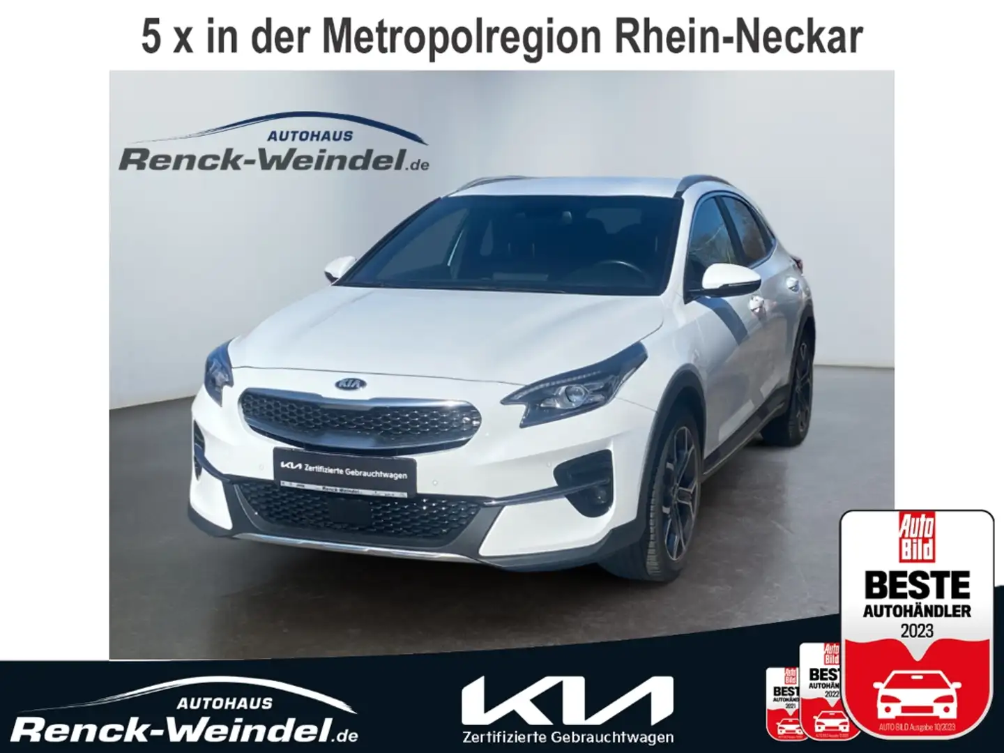Kia XCeed Xdition 1.5 Navi Klimaautom Rückfahrkam. LED Apple Weiß - 1