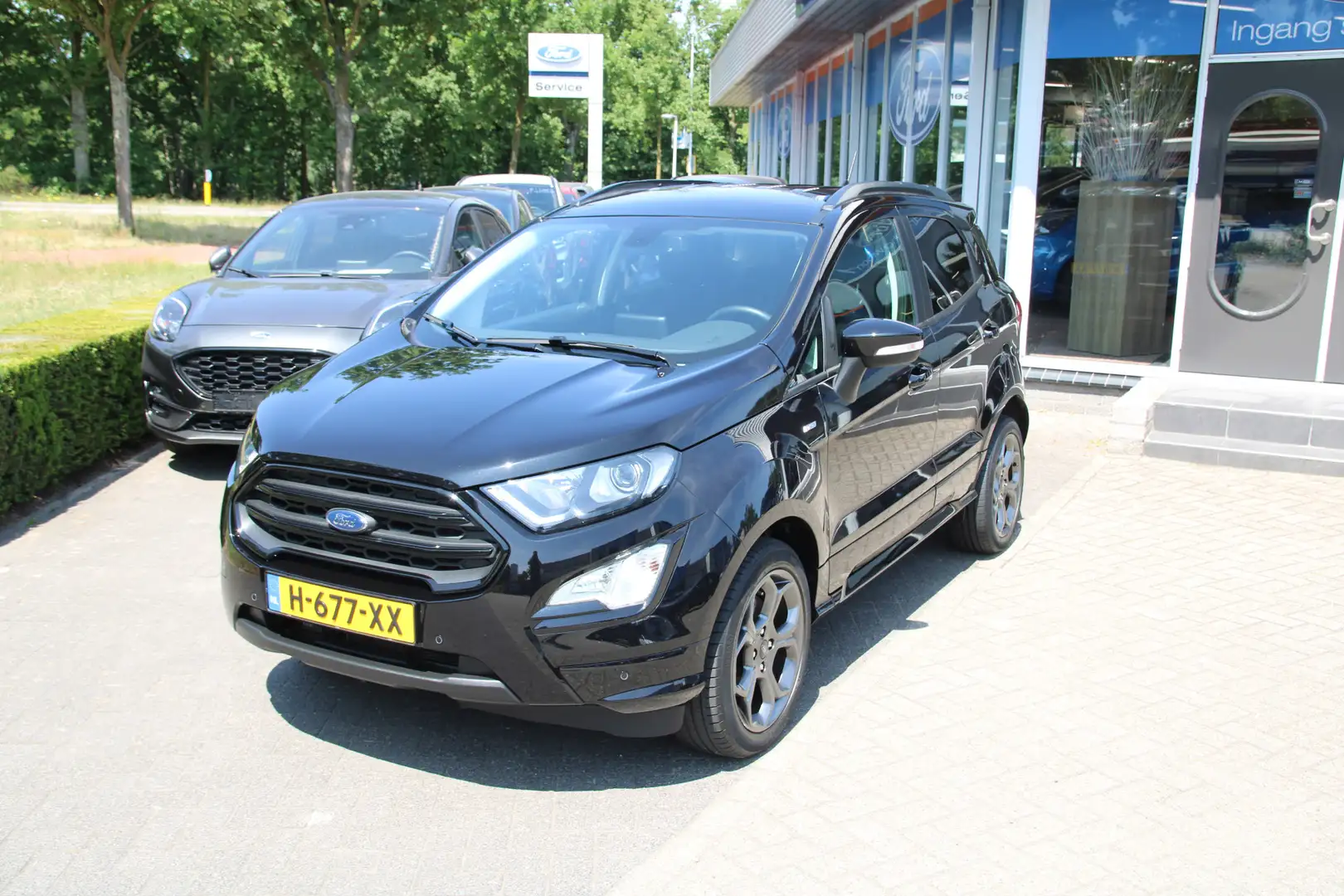 Ford EcoSport 1.0 EcoBoost 125 PK ST-Line TREKHAAK | CAMERA | WI Zwart - 2