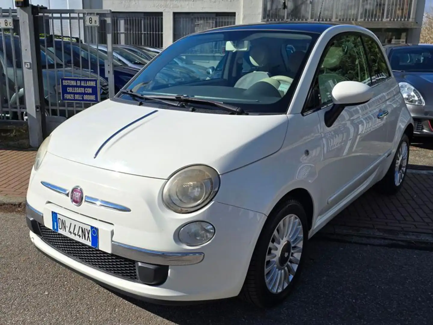 Fiat 500 500 1.2 Lounge 69cv OK NEOPATENTATI Blanc - 1