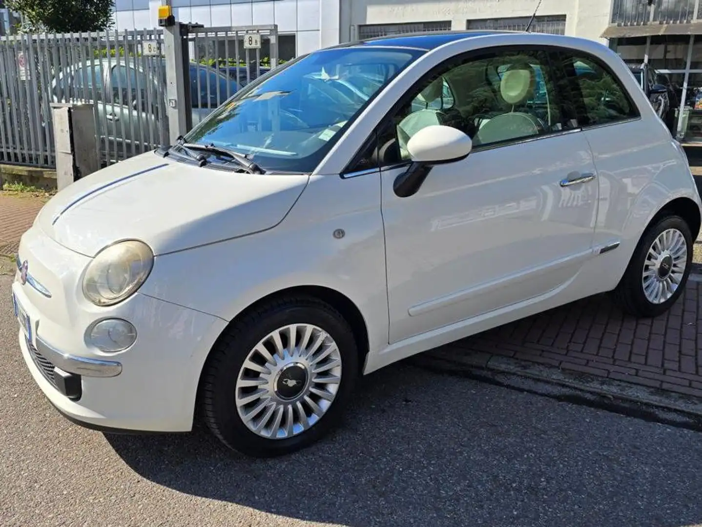 Fiat 500 500 1.2 Lounge 69cv OK NEOPATENTATI Blanc - 2
