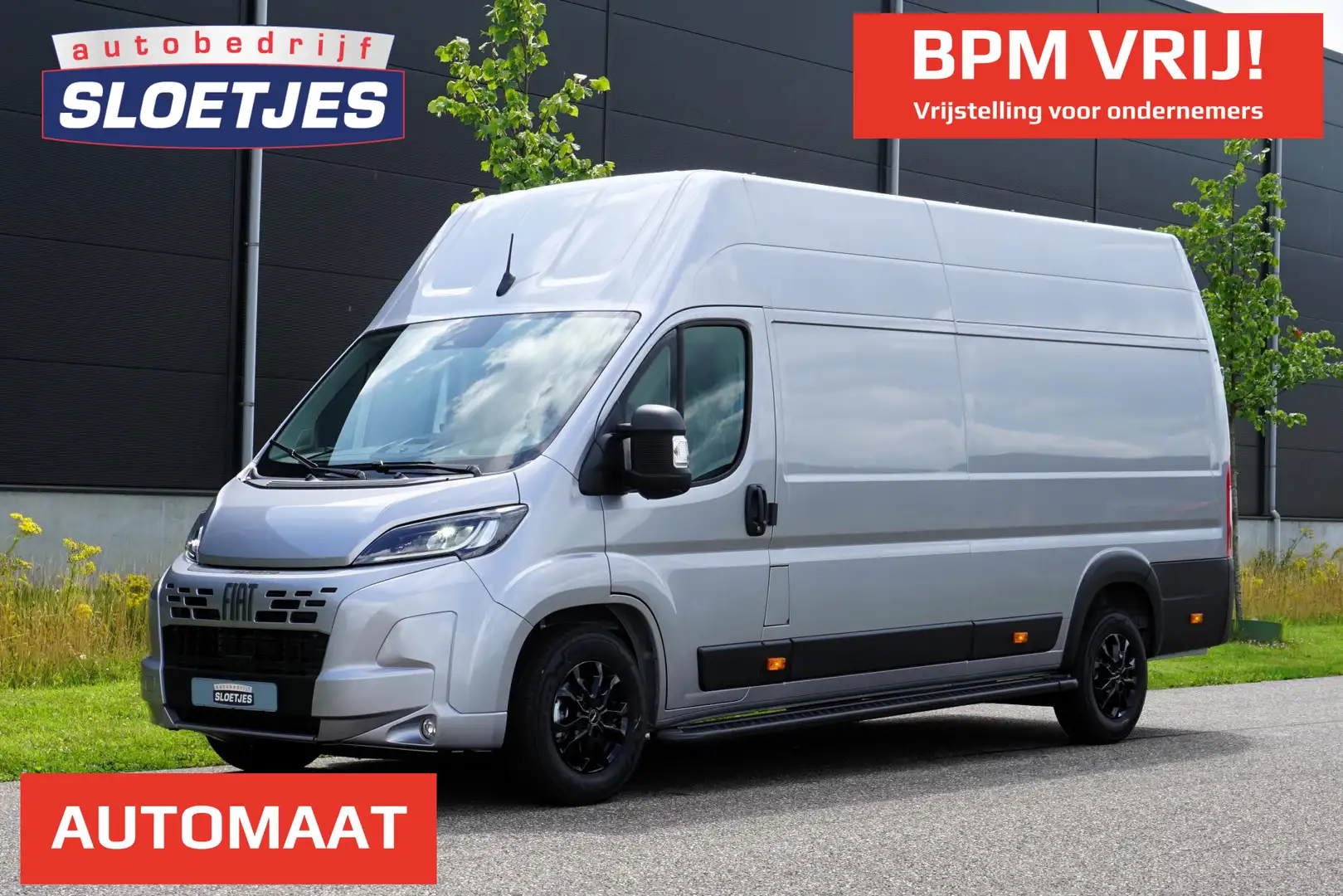 Fiat Ducato 2.2 MultiJet L4H3 3.5t Heavy 180 pk |Full LED kopl Grijs - 1