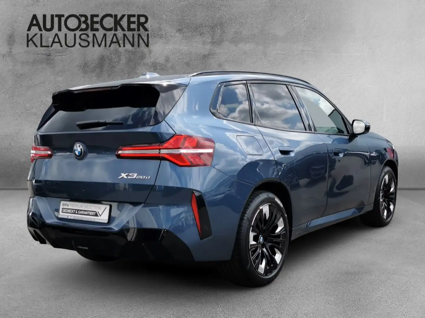 BMW X3 xDRIVE 20d G45 M SPORT AUTOMATIK LC PROF AHK KAMER Bleu - 2