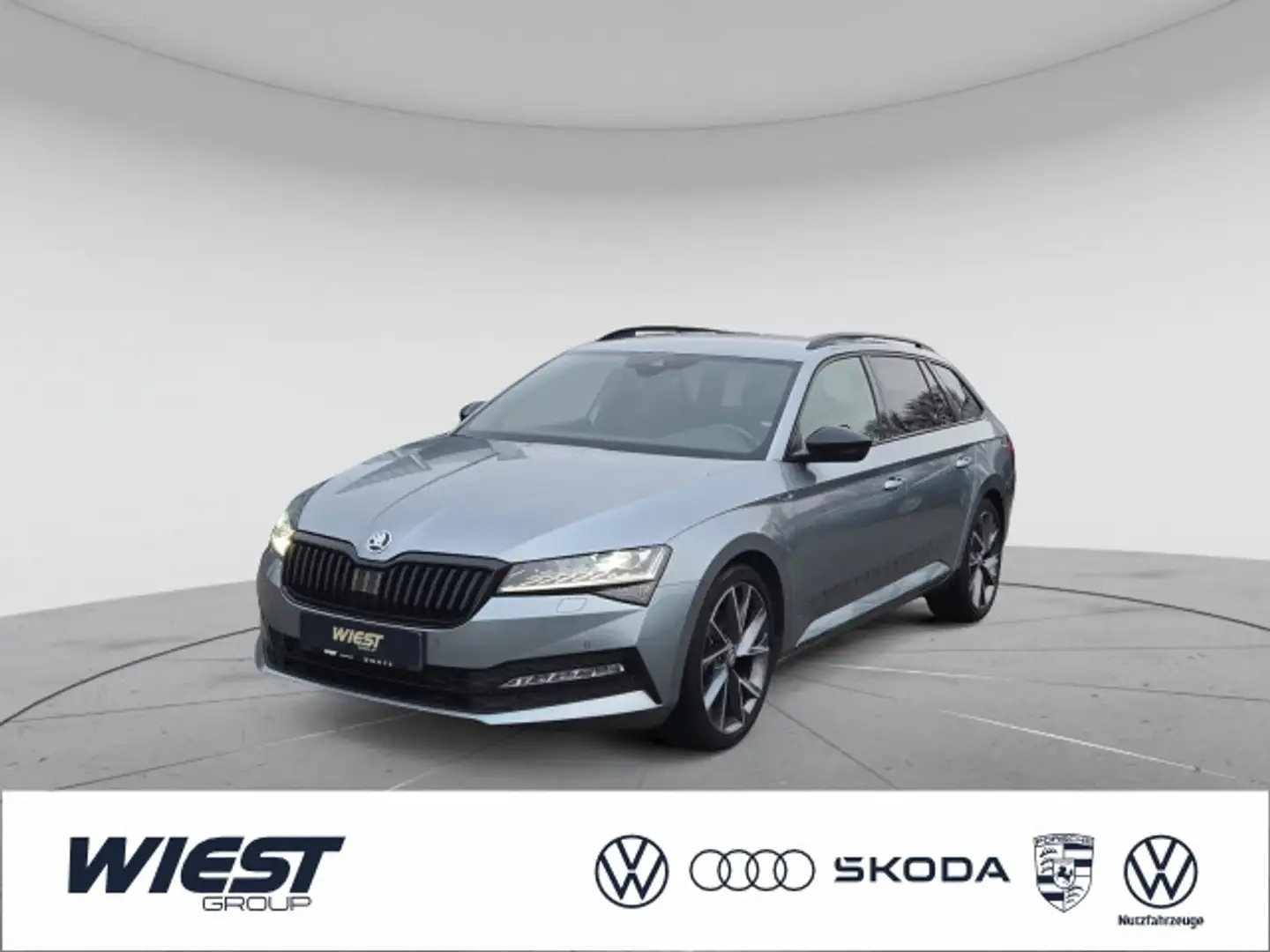 Skoda Superb Combi SportLine 2.0 TDI, STHZG/KAM/AHK/MA Silber - 1