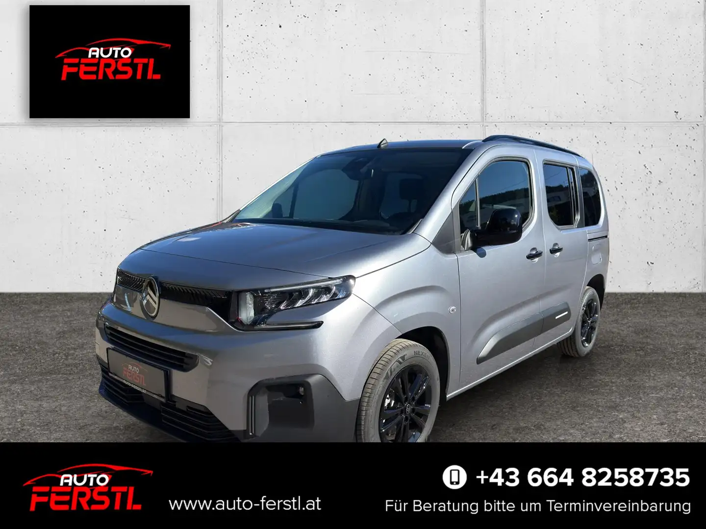 Citroen Berlingo PLUS PKW M LED StyleP CarP Kam PDC Priv 75 kW (... Grau - 1