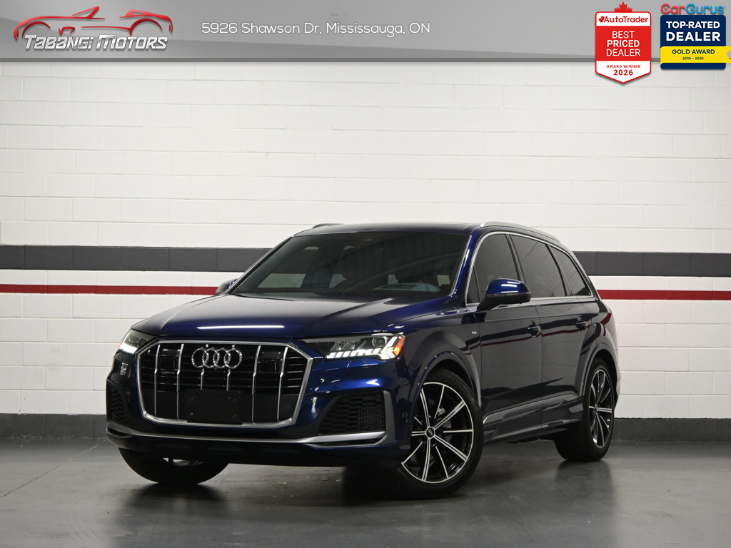 2022 Audi Q7 Technik S-Line No Accident B&O Vented Seats HUD 3