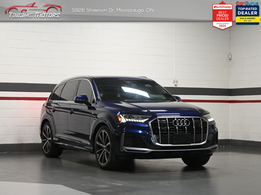 2022 Audi Q7 Technik S-Line No Accident B&O Vented Seats HUD 3
