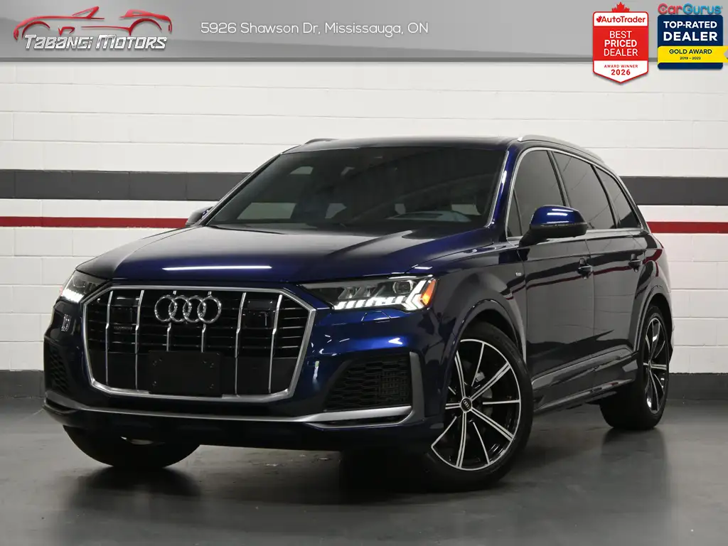2022 Audi Q7 Technik S-Line No Accident B&O Vented Seats HUD 3