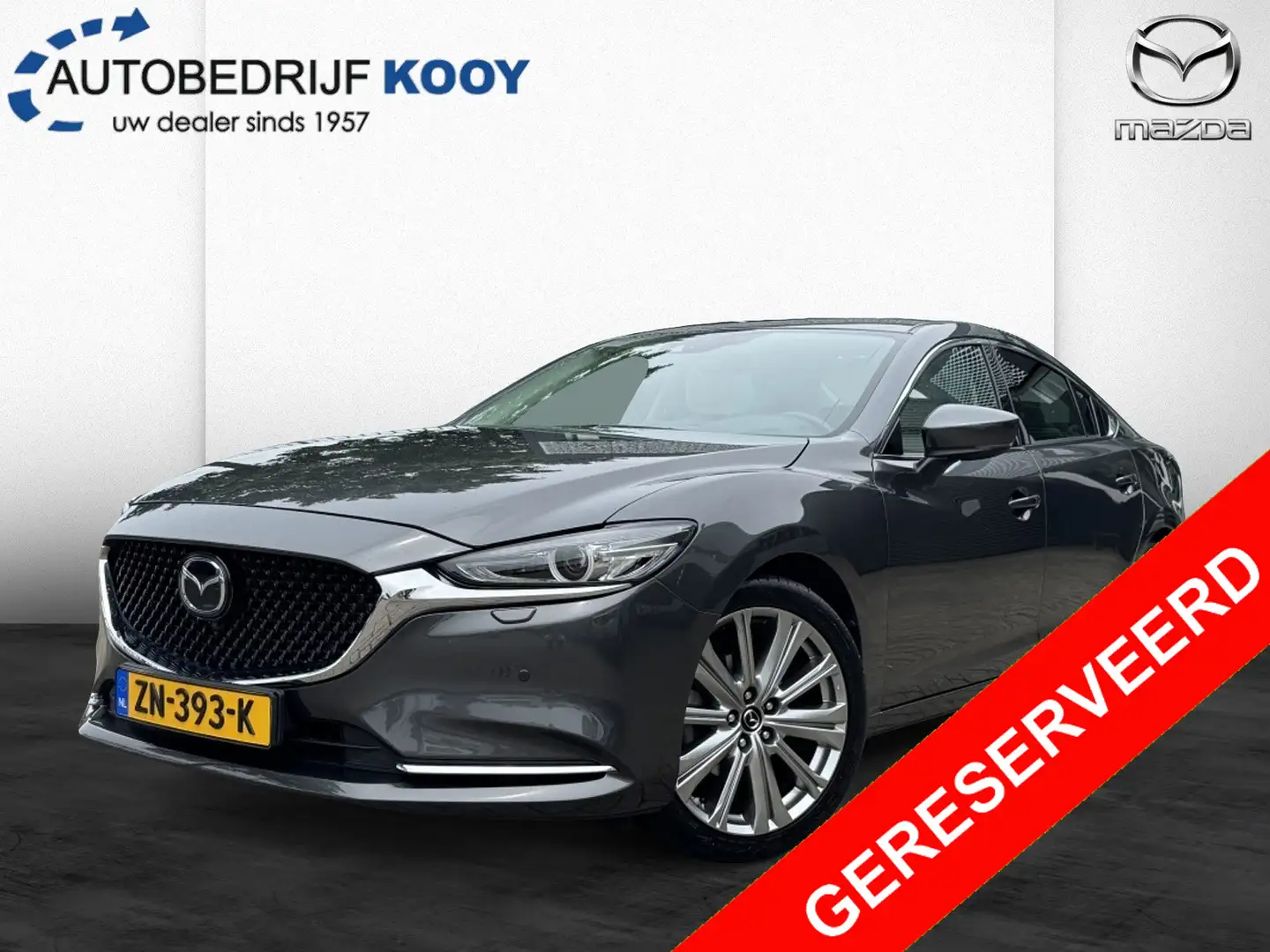 Mazda 6 2.0 SkyActiv Luxury / Automaat / Wit Leder / Sunro Grau - 1