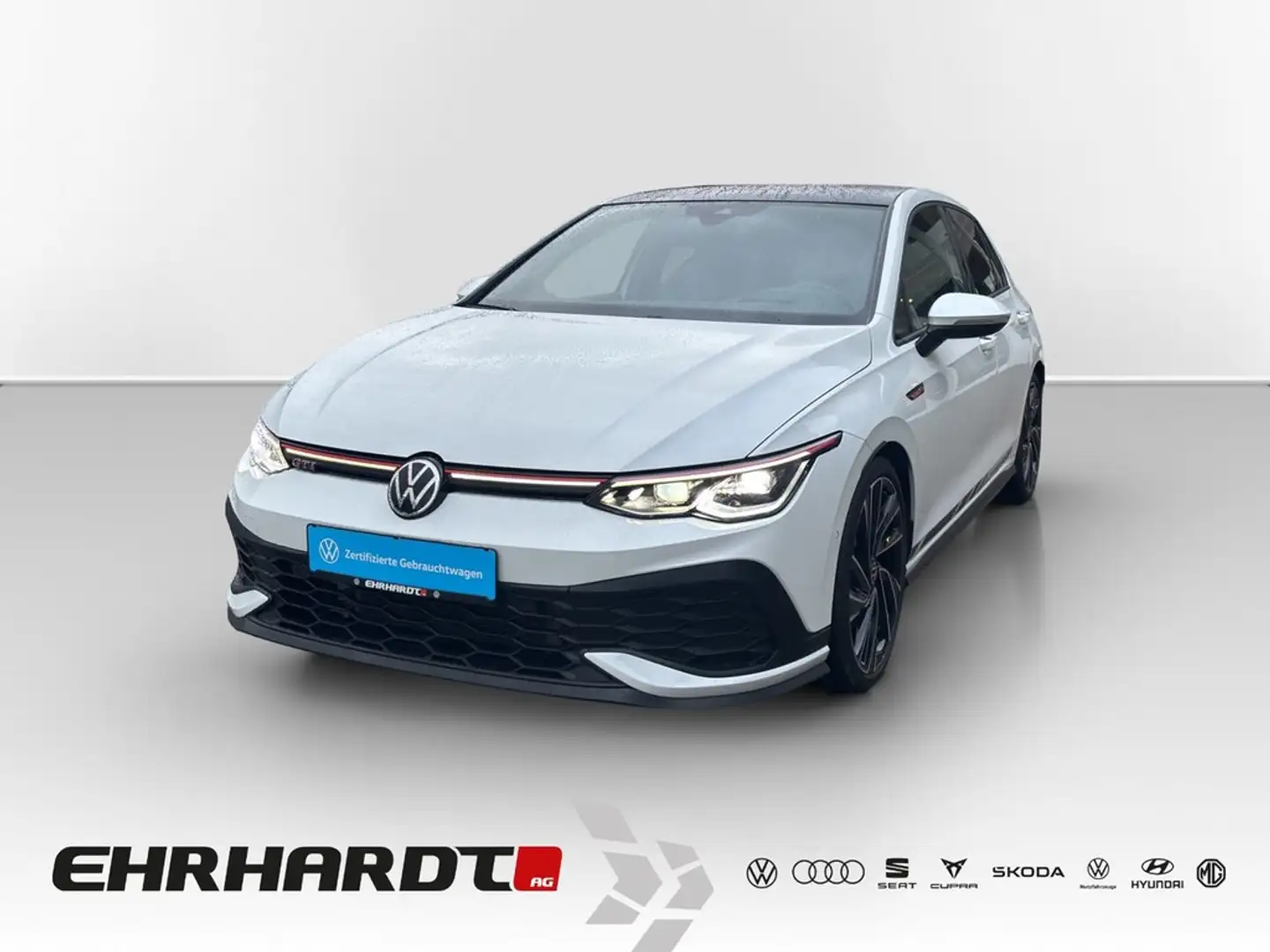 Volkswagen Golf VIII 2.0 TSI DSG GTI Clubsport PANO*DCC*IQ-LIGH... Wit - 1