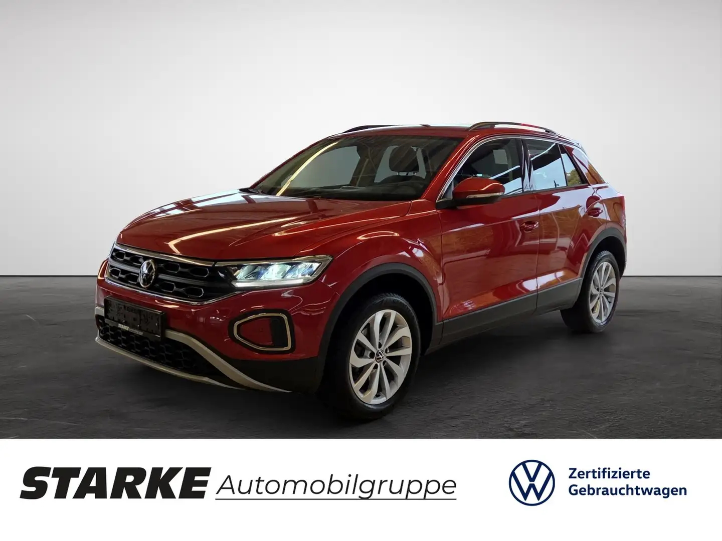 Volkswagen T-Roc 1.0 TSI Life LED Navi Standhz DAB Sitzheizung Rot - 1