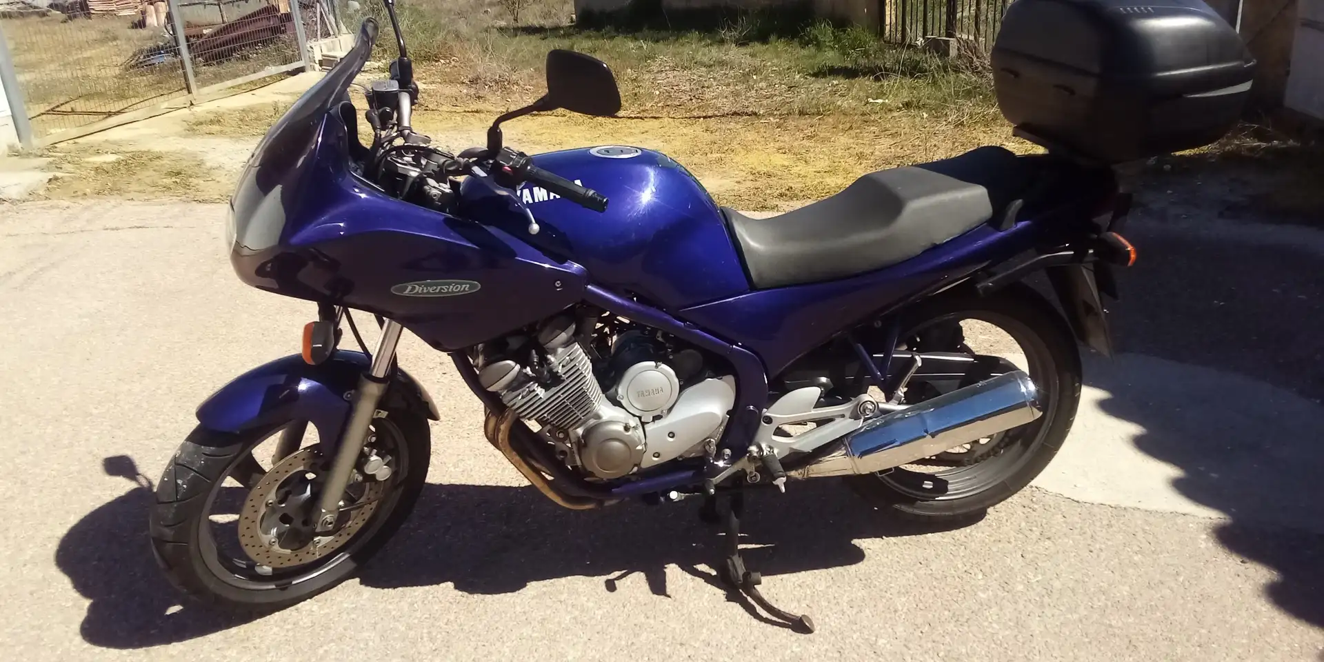 Yamaha XJ 600 S diversion Azul - 2