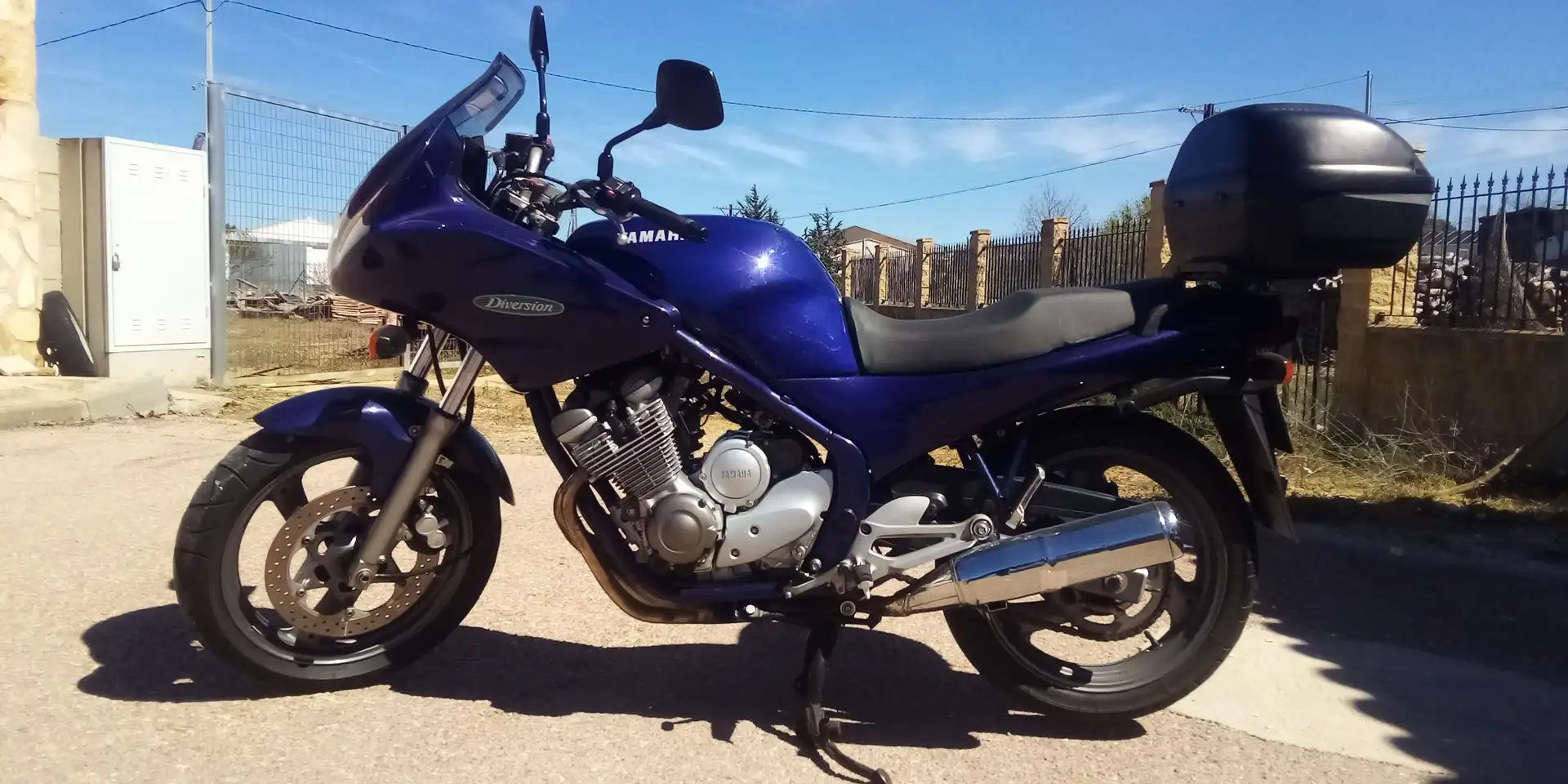 Yamaha XJ 600 S diversion Azul - 1