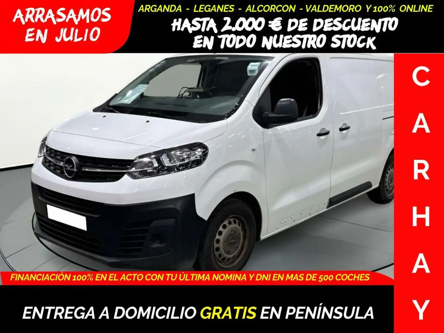 Opel Vivaro 1.5 TURBO 75KW COMFORT L3H1 2.8T Blanco - 1