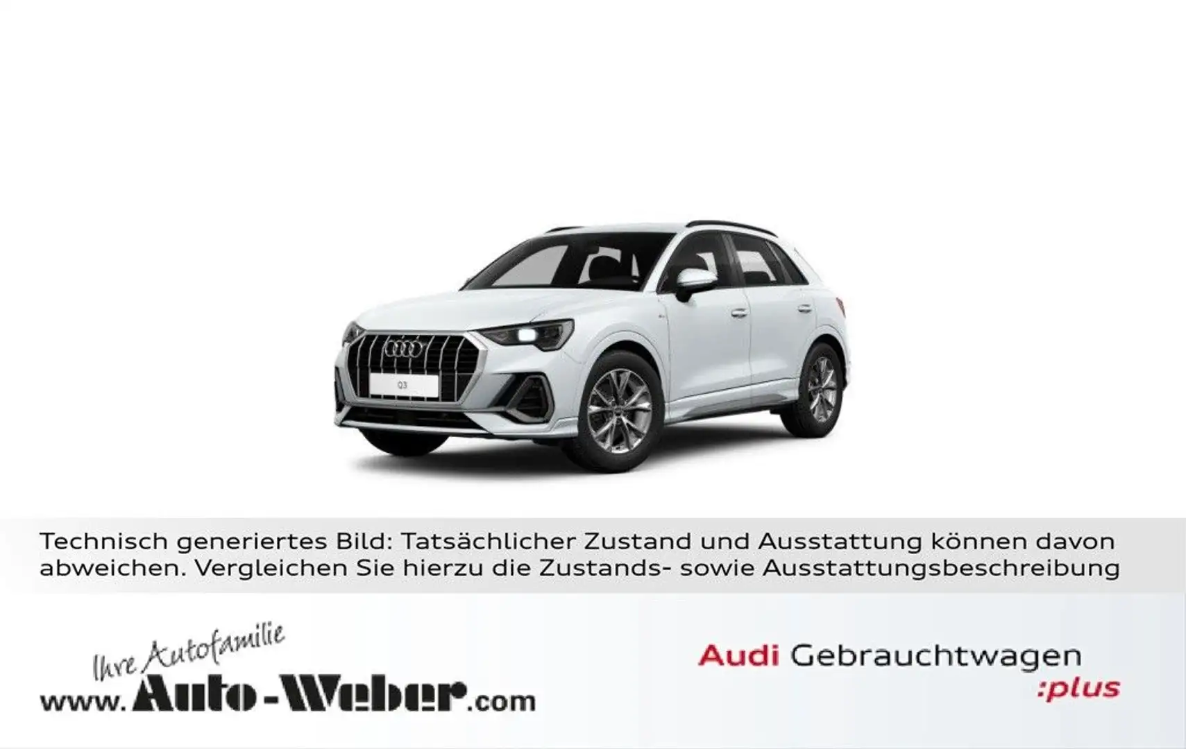 Audi Q3 35TDI S-tronic S LINE NAV+ KAMERA ACC VC Weiß - 2