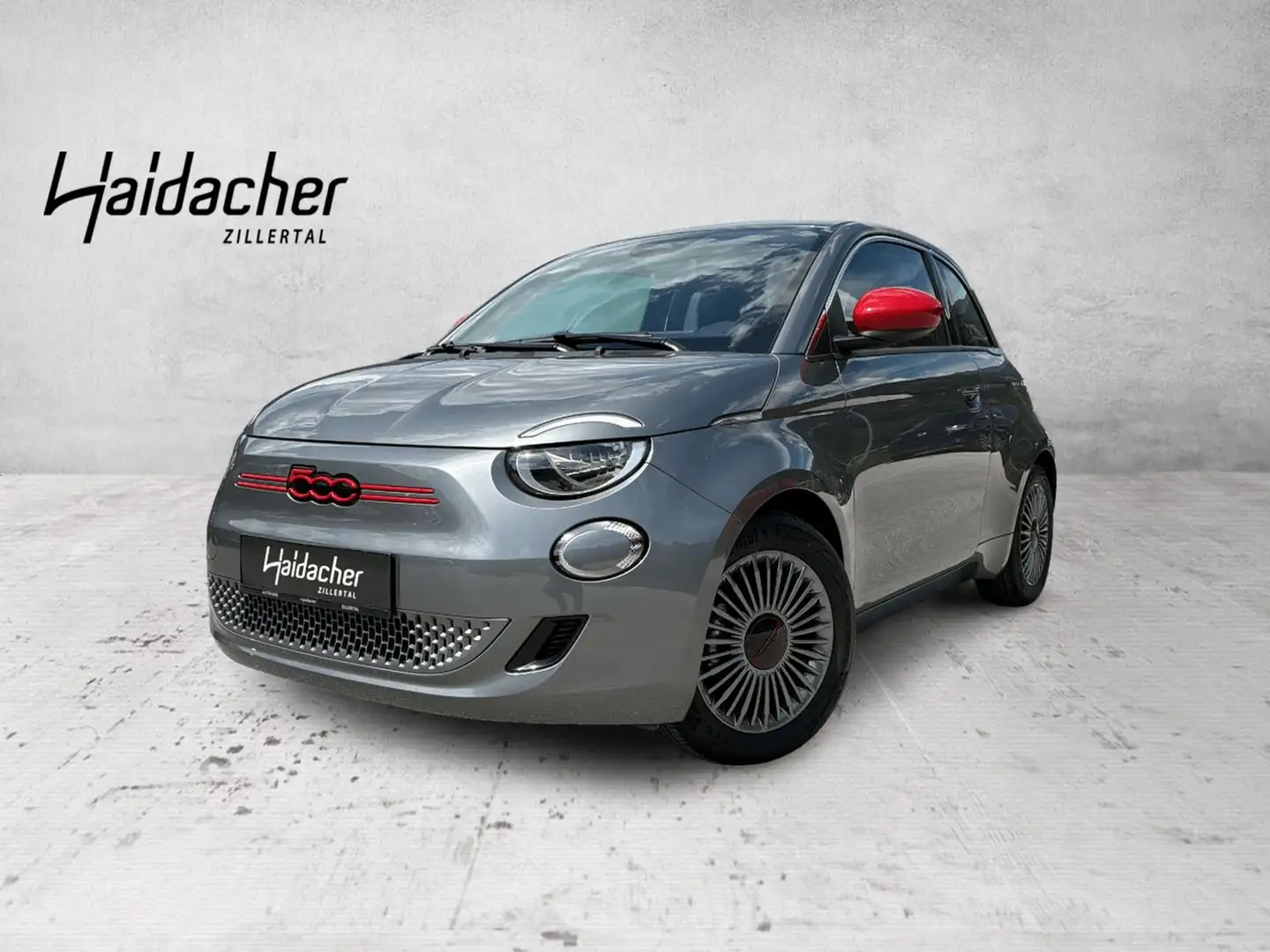 Fiat 500e RED 23,8 kWh LED Tagfahrlicht Navi Grau - 1