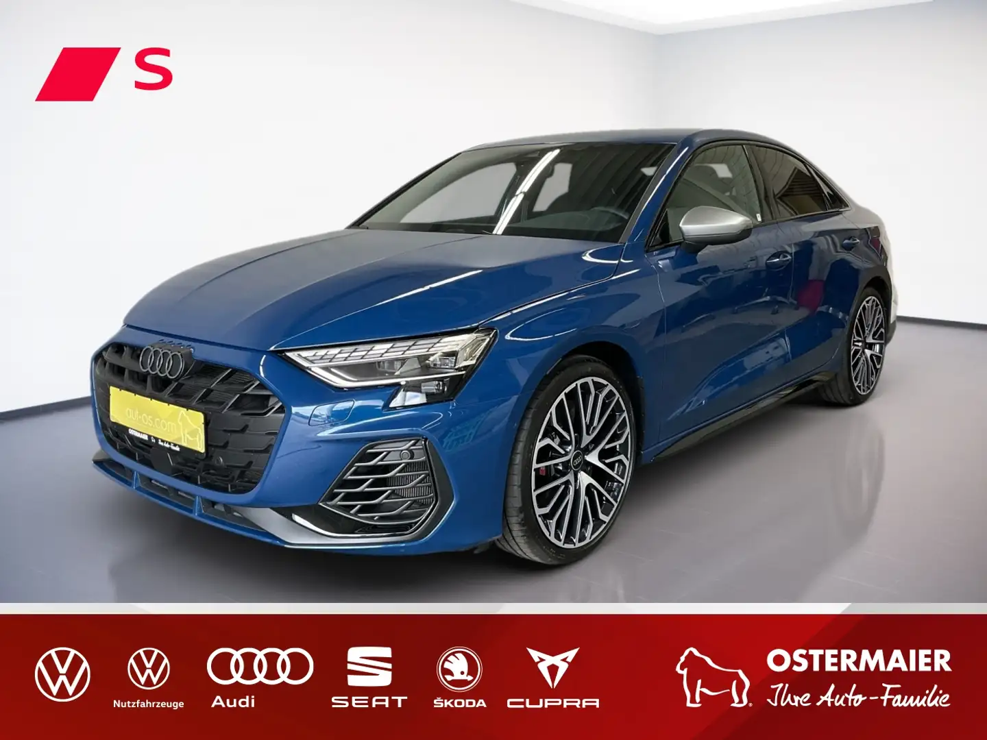 Audi S3 Limousine BLACK EDITION 333PS S-TRONIC ACC.KAMERA. Blau - 1