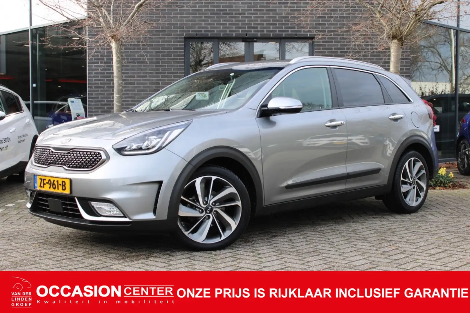 Kia Niro 1.6 GDi HEV High Executive Navi/led/Leder/Wint/18" Gris - 1