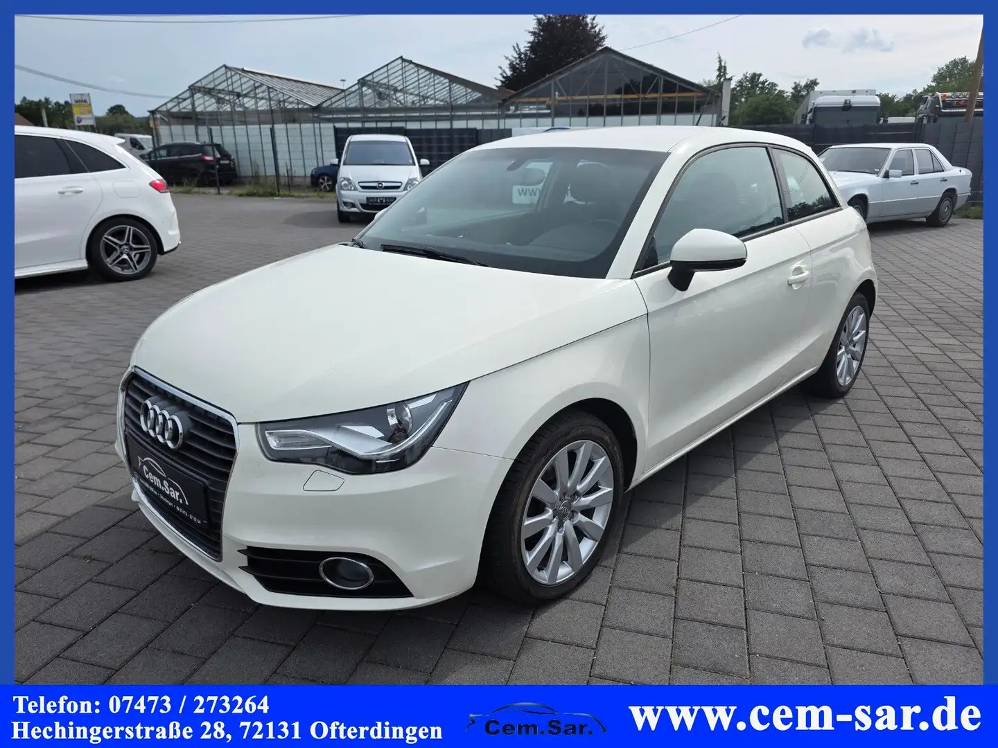Audi A1 *Bi-Xenon*LED-Tagfahrlicht*AUX*Alu-Felgen*+++ Blanc - 1