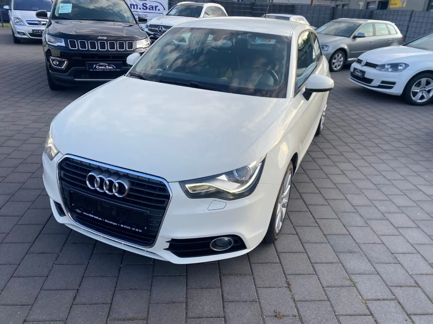 Audi A1 *Bi-Xenon*LED-Tagfahrlicht*AUX*Alu-Felgen*+++ Weiß - 2
