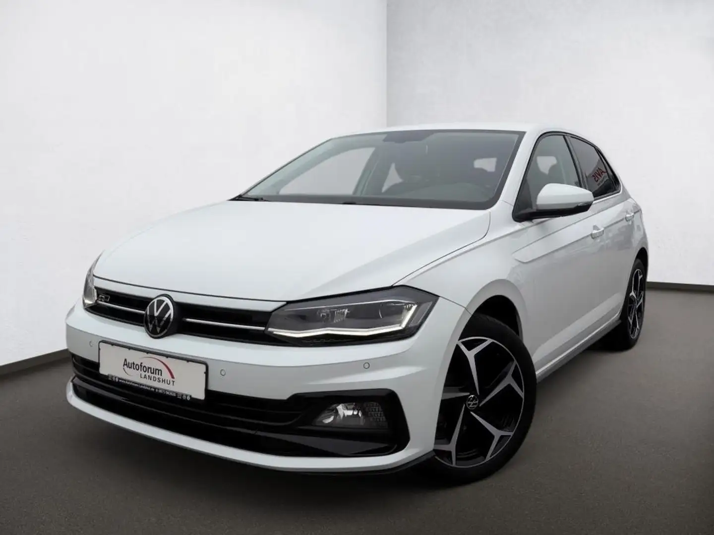 Volkswagen Polo 1.0 TSI R-line LED/NAVI/SHZ/PDC/BEATS/DAB+ Weiß - 2