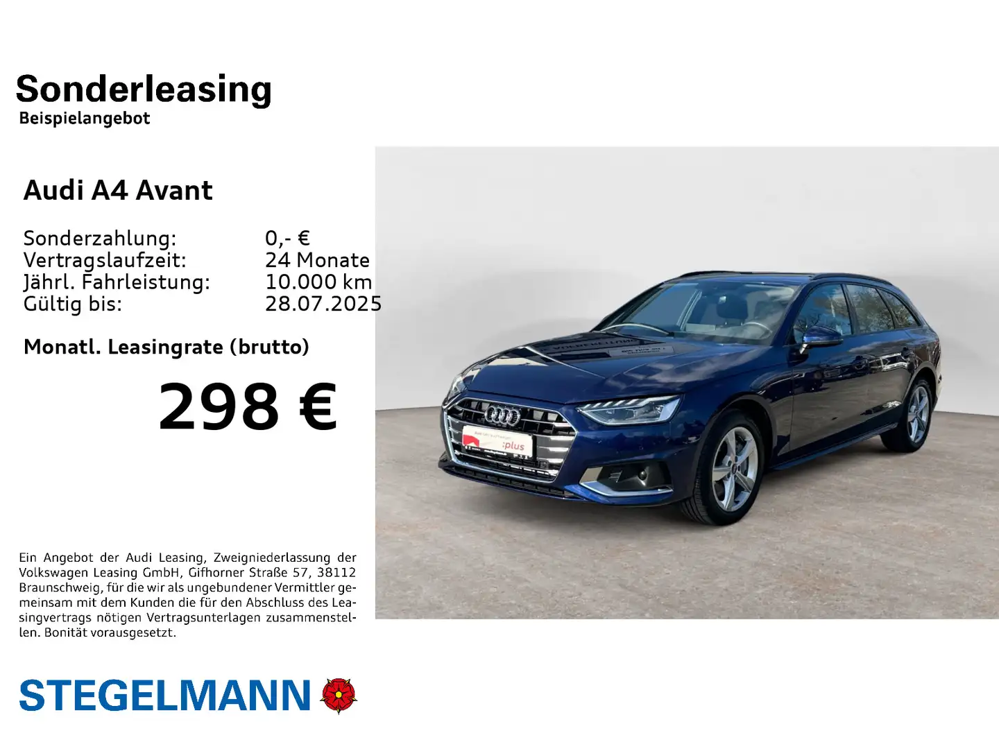 Audi A4 40 TFSI S-Tronic advanced Pano*Kamera*A Blau - 2