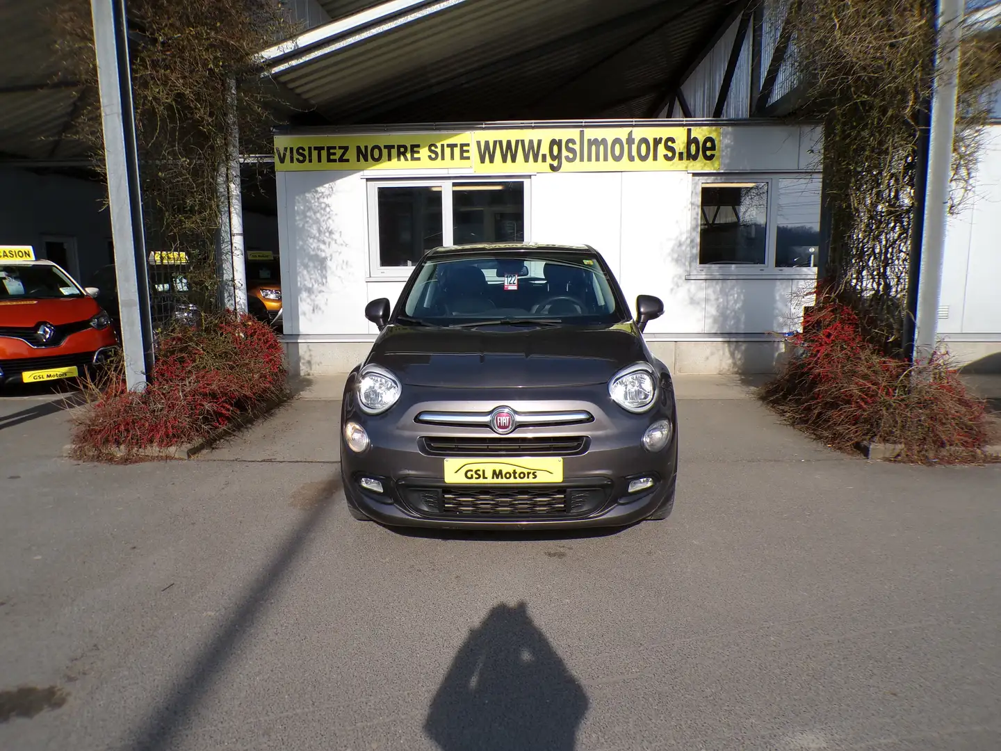 Fiat 500X 1.4 136cv gris 01/16 Airco GPS Cruise Capteurs USB Grijs - 2
