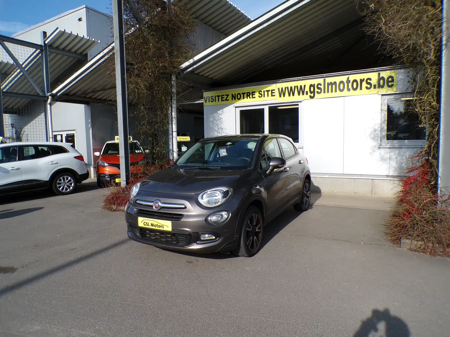 Fiat 500X 1.4 136cv gris 01/16 Airco GPS Cruise Capteurs USB Grijs - 1