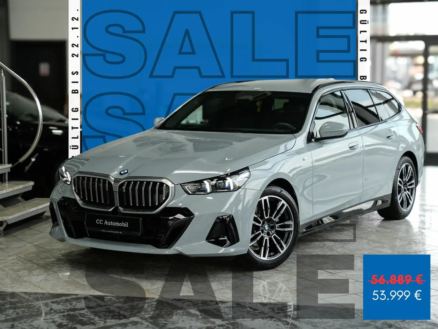 BMW 520 520d xDrive Touring M Sport 360K AHK Harman Grau - 1