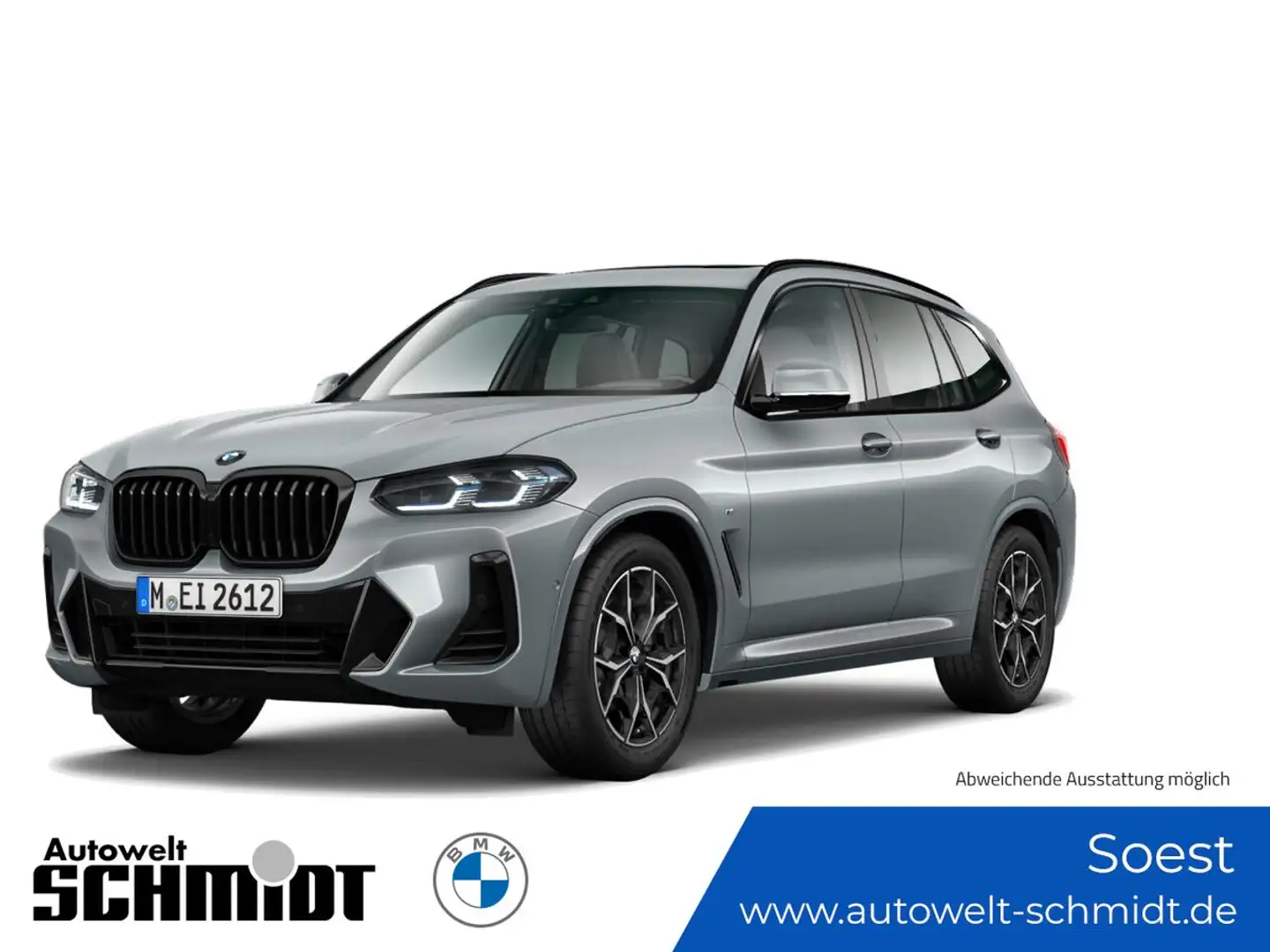 BMW X3 xDrive20d M Sportpaket + GARANTIE-bis-04.2028 Grau - 1