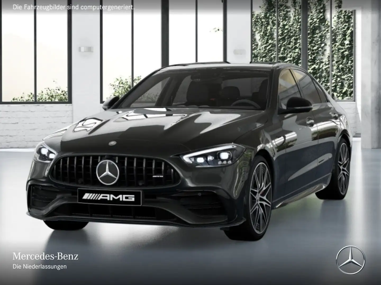 Mercedes-Benz C 43 AMG C 43 4M NIGHT+PANO+BURMESTER+KEYLESS Grau - 2