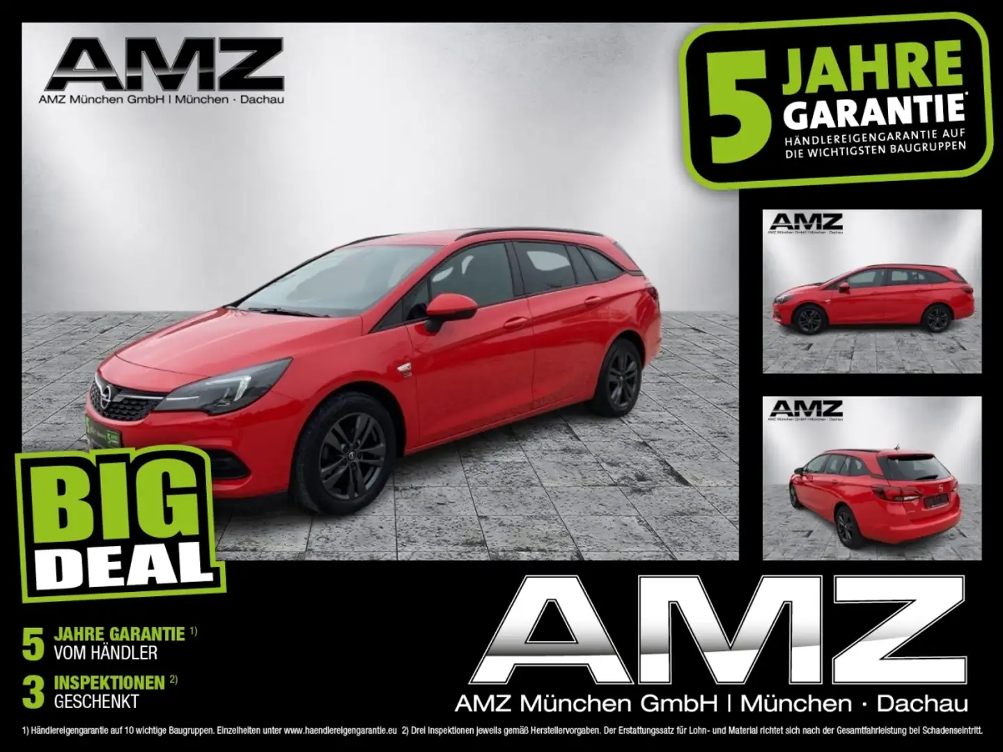 Opel Astra K Sports Tourer 1.2 Turbo 120 Jahre LED PD Rosso - 1