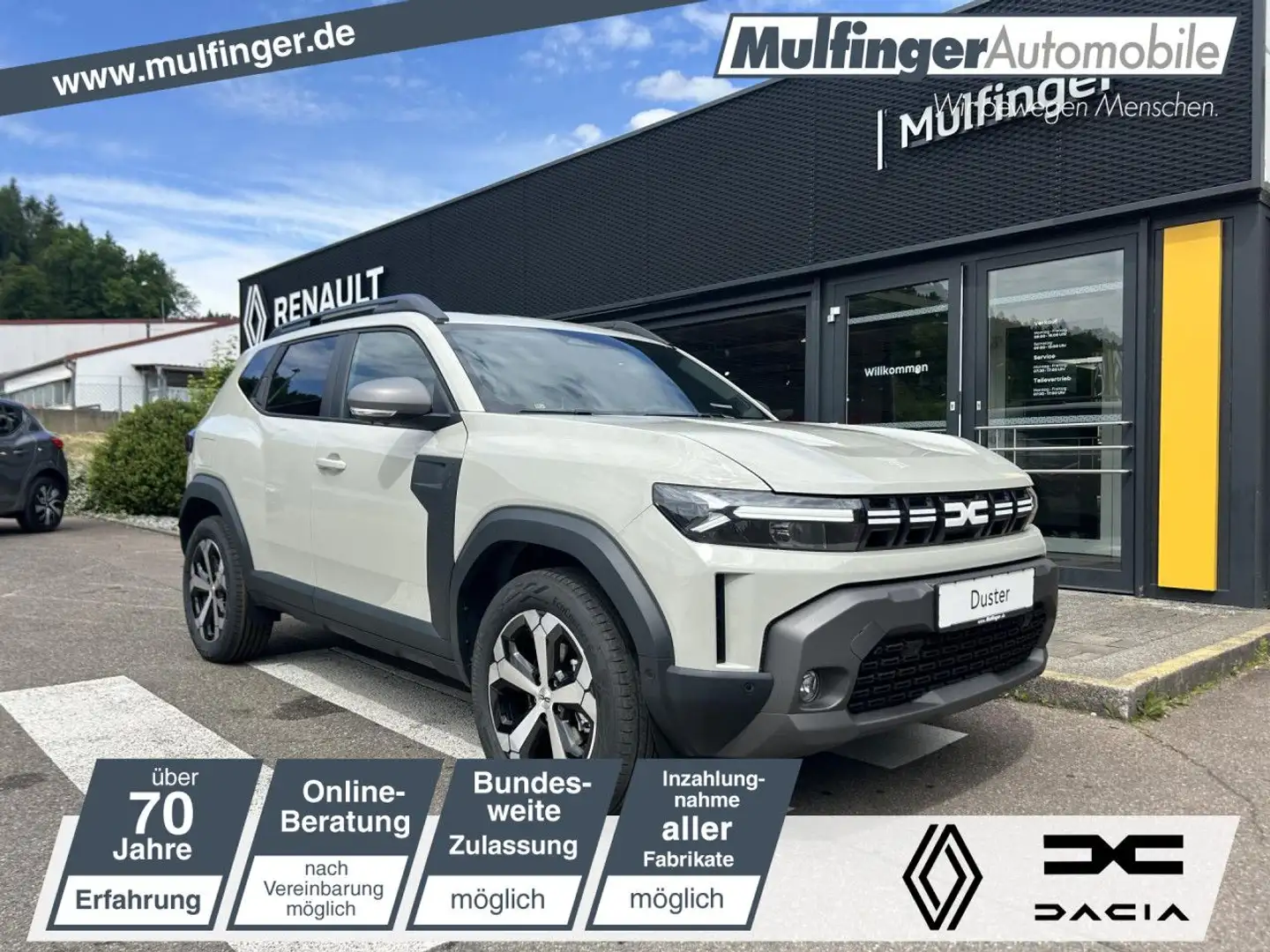 Dacia Duster Journey HYBRID 140 NAVI SHZ KAMERA Klima Beige - 1